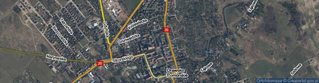 Zdjęcie satelitarne Sybiraków ul.